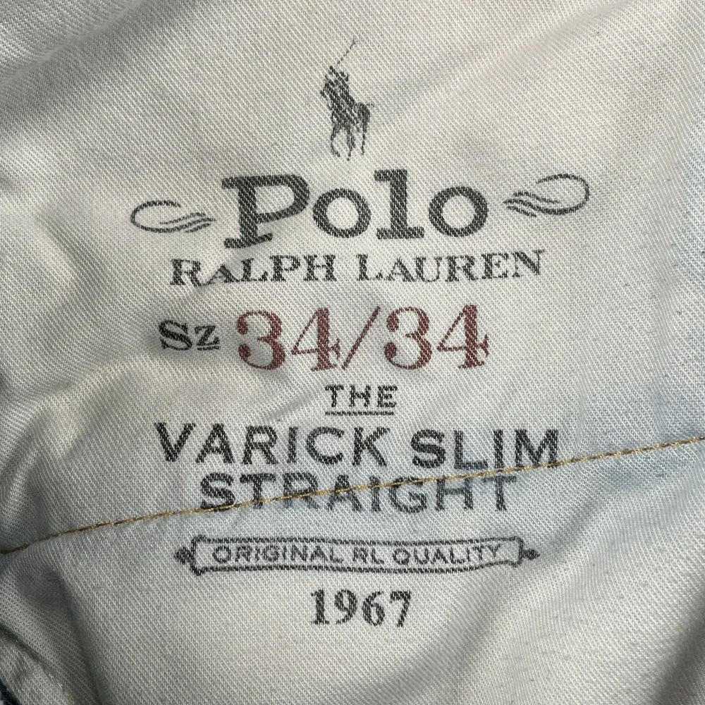 Polo Ralph Lauren Jeans Mens 34/34 Blue Varick Slim Straight Denim Pants